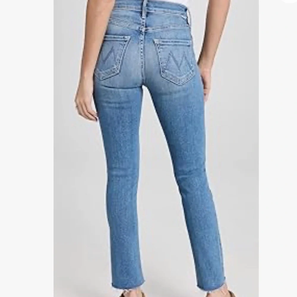 MOTHER The Mid Rise Dazzler Ankle Fray in Birds of Paradise Size 24